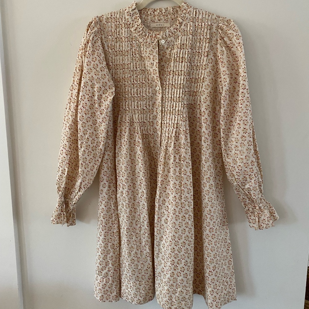 DOEN Floral Block Print Dress